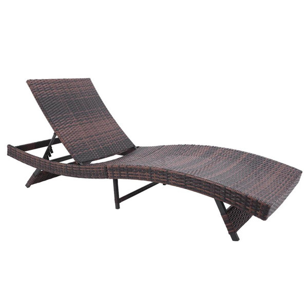 Wicker best sale pool loungers